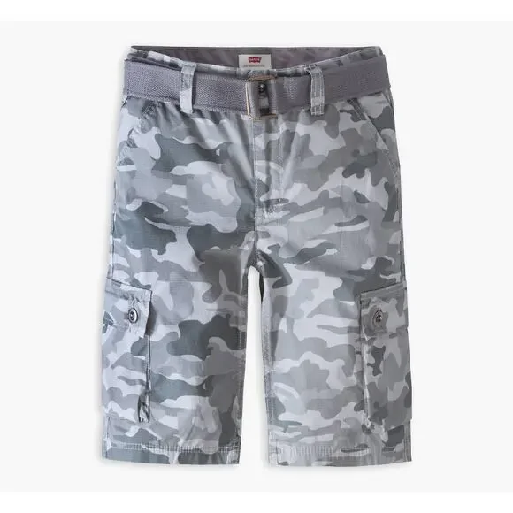 NWT Boys Levis- Printed Westwood Cargo Shorts Size 7 - Picture 1 of 7